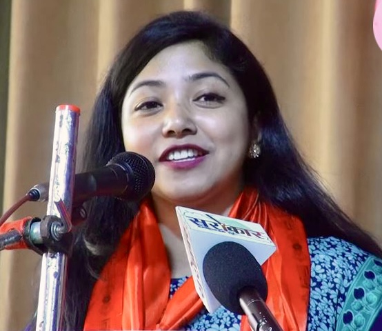 काठमाडौं महानगरपालिकाकी उपप्रमुख सुनिता डंगोल युवा नेताहरूको विश्वव्यापी शिखर सम्मेलनमा भाग लिन स्विट्जरल्यान्ड