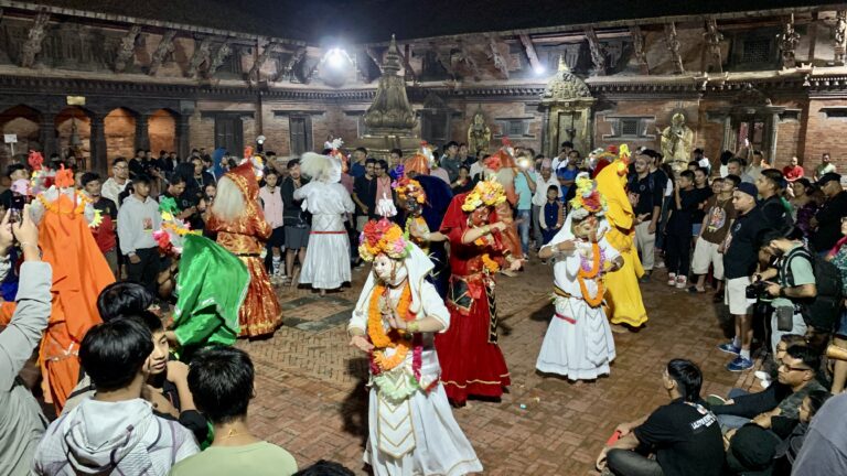 अष्टमातृका नाचका लागि वडा कार्यालयको सहयोग