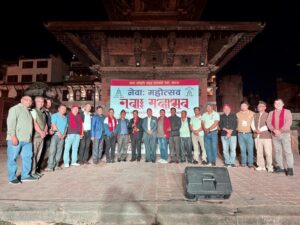 पाटनको मंगलबजारमा नेवाः महोत्सव सम्पन्न, सहयोगीहरू सम्मानित