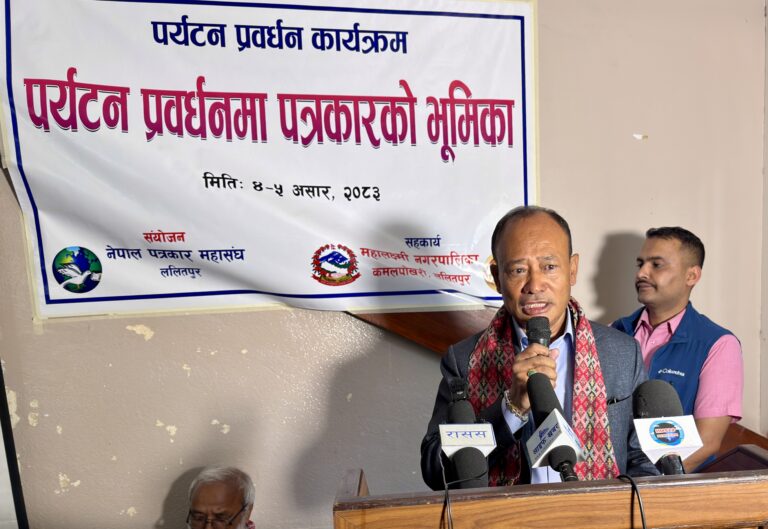 पत्रकारहरूको दुःख–मर्म बुझेको छु : नगर प्रमुख हरि गोविन्द श्रेष्ठ