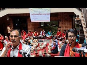 ताम्रकार कुलदेवता उम्रचण्डी माई संरक्षण समिति ताम्रकार समाज ६ महिने भजन प्रशिक्षण समापन ज्याझ्वः