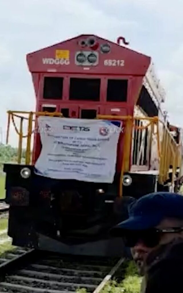 कोलकाताबाट विराटनगर पहिलो पटक कार्गो रेल आइपुग्यो, स्वस्तिक आयलको कच्चा पदार्थ ढुवानी